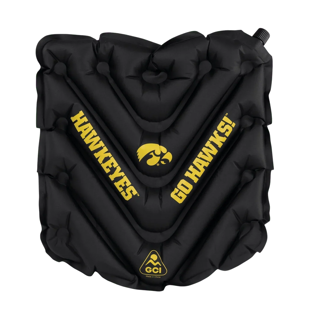 Bleacher-Friendly College V Seat Inflatable Stadium Cushion - Iowa Hawkeyes - Choice 157 - Ergonomic Portable Stadium Seat for Sports Events - Default Title