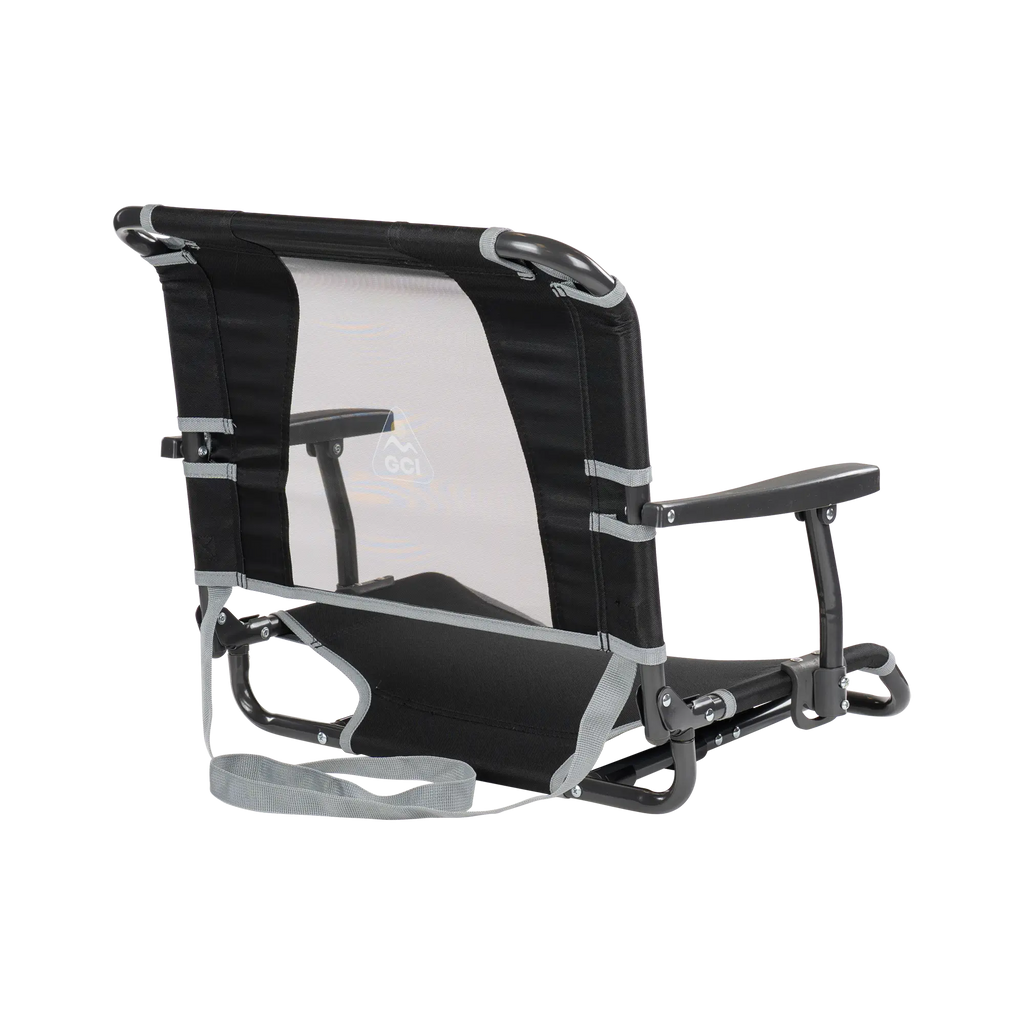 Ultra-Lightweight Big Comfort Stadium Chair with Armrests - Choice 465 - Ergonomic Portable Stadium Seat for Sports Events Detail