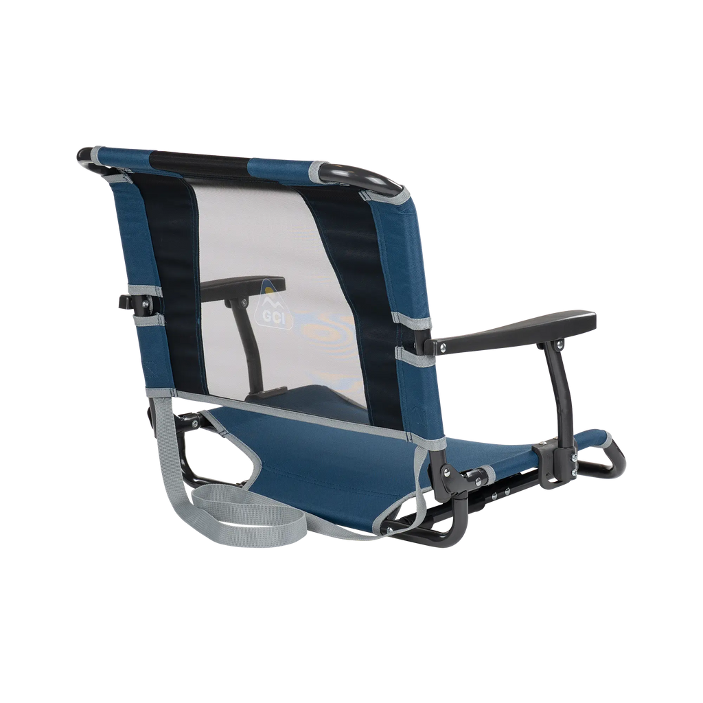 Ultra-Lightweight Big Comfort Stadium Chair with Armrests - Choice 465 - Ergonomic Portable Stadium Seat for Sports Events Detail