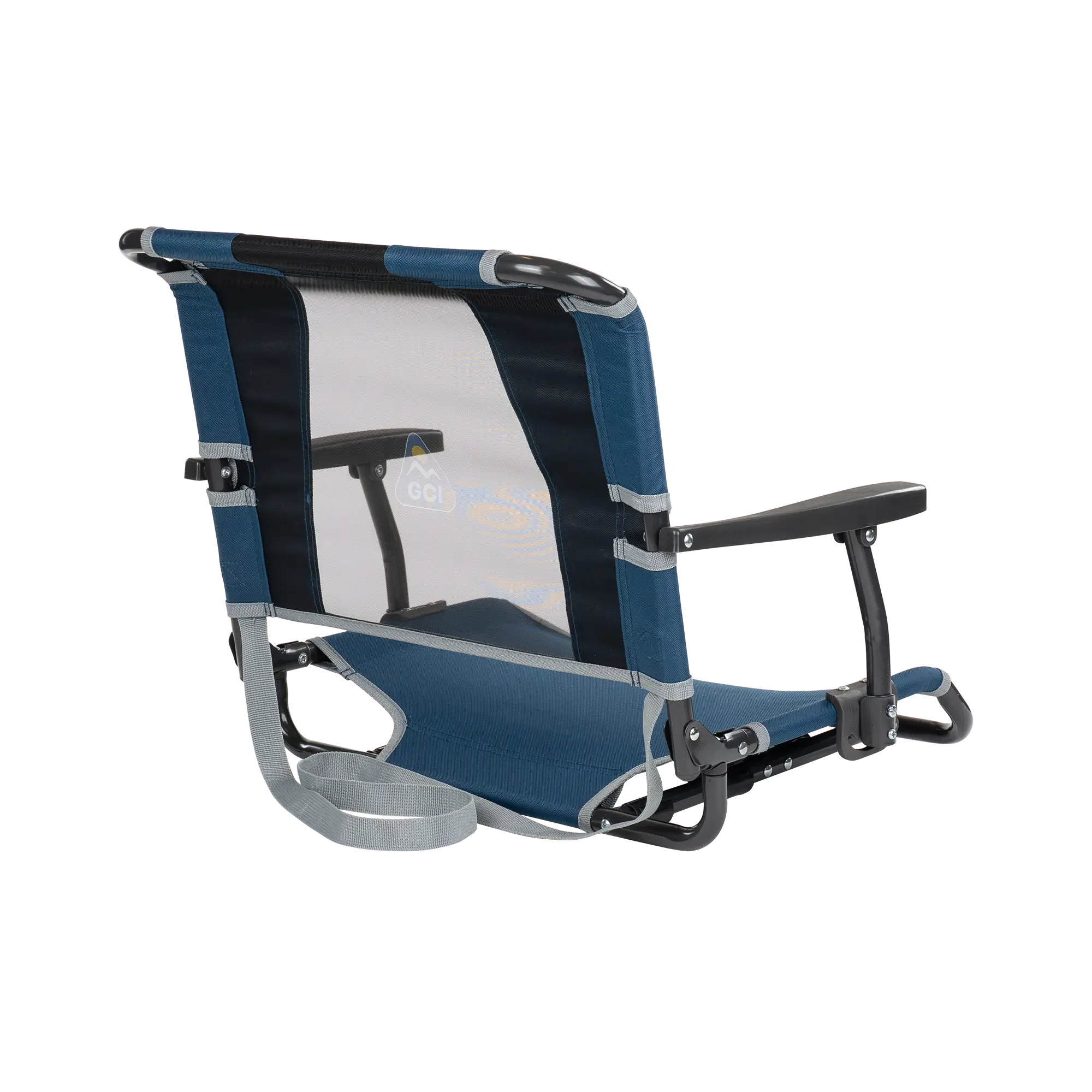 Ultra-Lightweight Big Comfort Stadium Chair with Armrests - Choice 465 - Ergonomic Portable Stadium Seat for Sports Events Detail