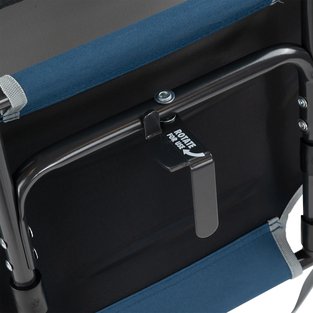 Ultra-Lightweight Big Comfort Stadium Chair with Armrests - Choice 465 - Ergonomic Portable Stadium Seat for Sports Events Detail