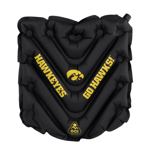 Bleacher-Friendly College V Seat Inflatable Stadium Cushion - Iowa Hawkeyes - Choice 157 - Ergonomic Portable Stadium Seat for Sports Events - Default Title