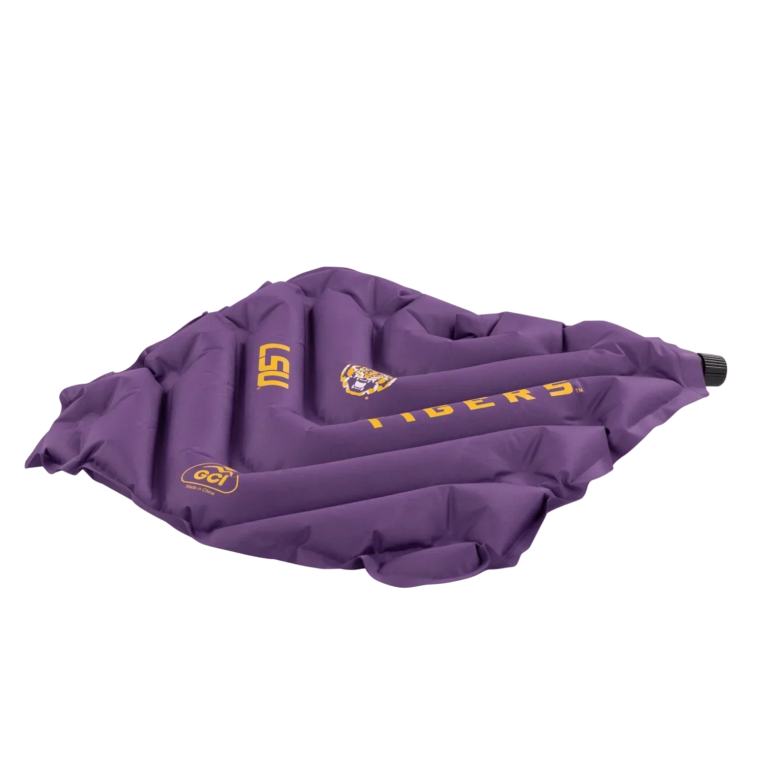 Ultra-Lightweight College V Seat Inflatable Stadium Cushion - LSU Tigers - Choice 762 - Bleacher-Friendly Stadium Chair with Back Support Detail