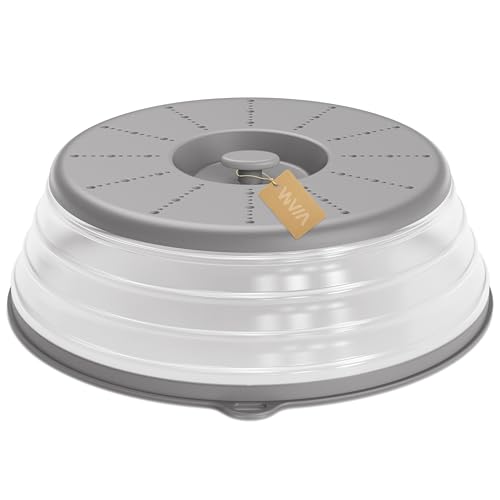 exclusive WVM Microwave Splatter Cover Vented for Food with Hook Hole, Set