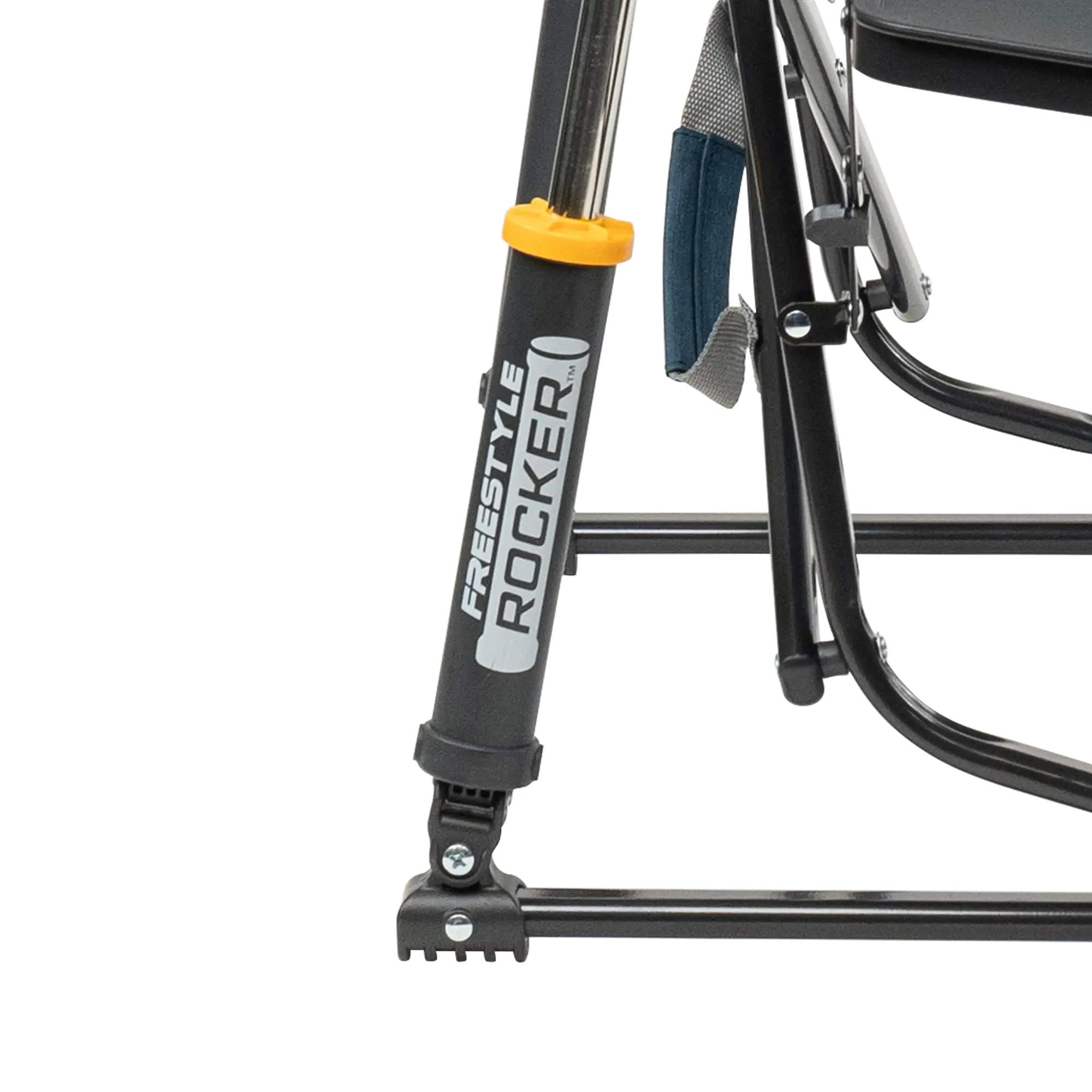 Heavy-Duty Freestyle Freestyle Rocker with Side Table - Choice 853 - RoadTrip Rocker Smooth Motion Camp Chair Detail