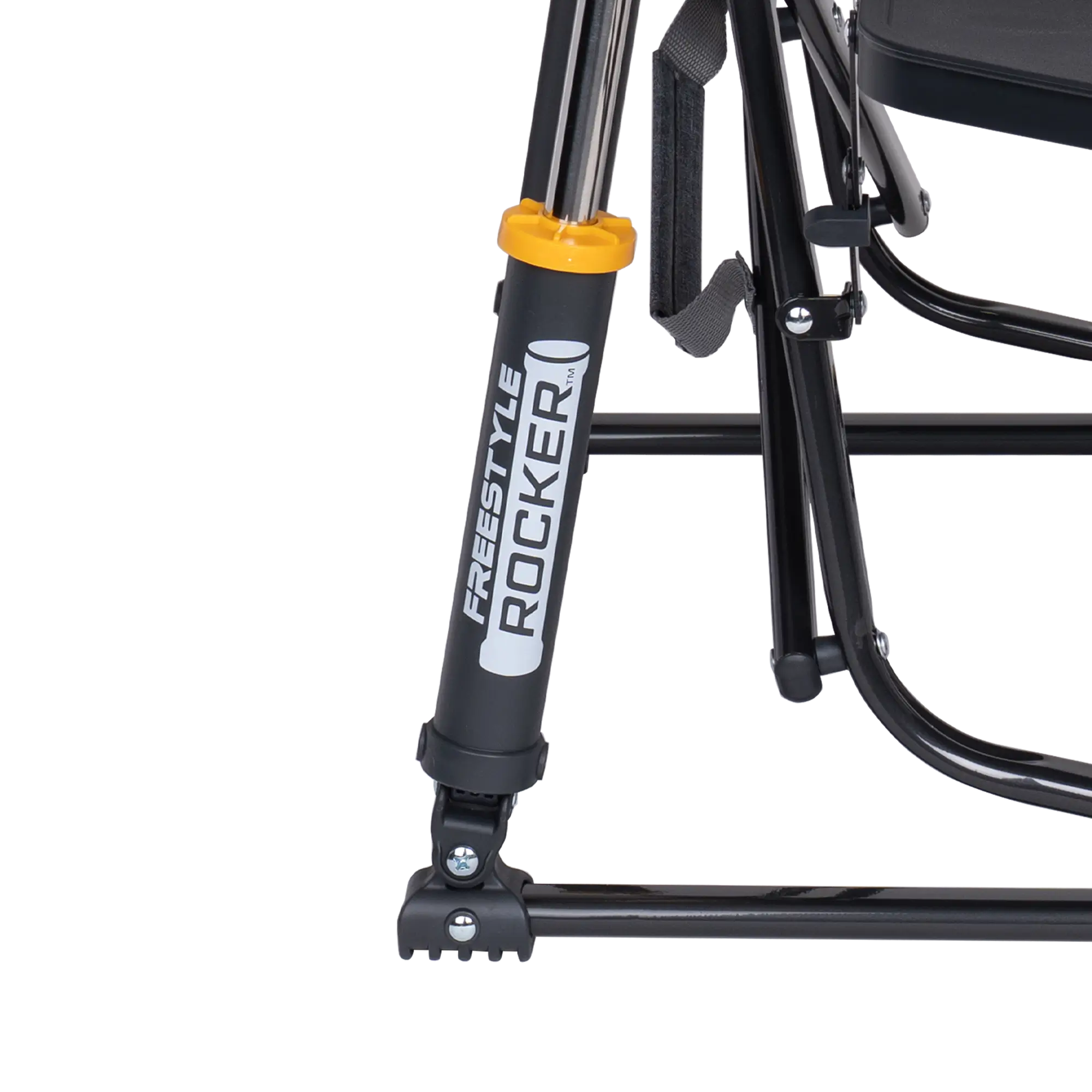 Heavy-Duty Freestyle Freestyle Rocker with Side Table - Choice 853 - RoadTrip Rocker Smooth Motion Camp Chair Detail