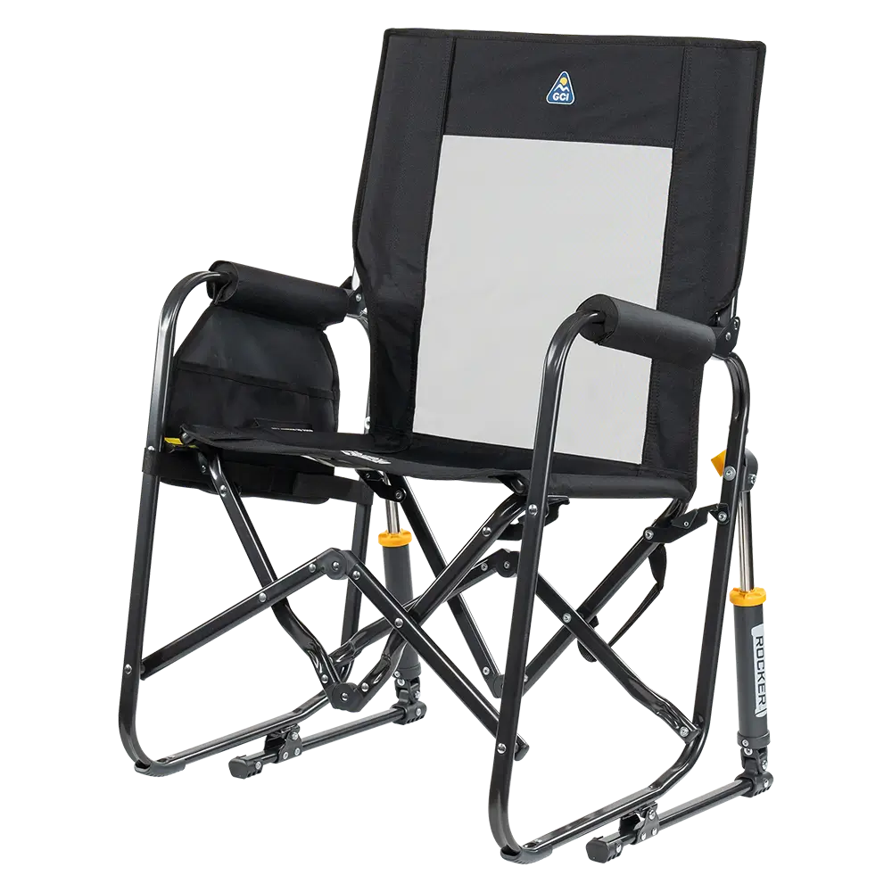 Luxury Camp Stowaway Rocker - Choice 794 - Patented Spring-Action Rocking Chair for Camping Detail