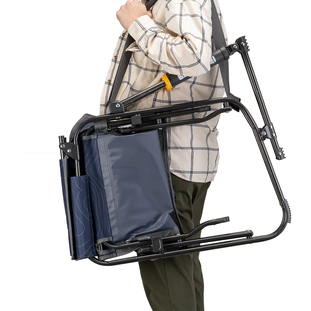 Luxury Camp Stowaway Rocker - Choice 794 - Patented Spring-Action Rocking Chair for Camping Detail