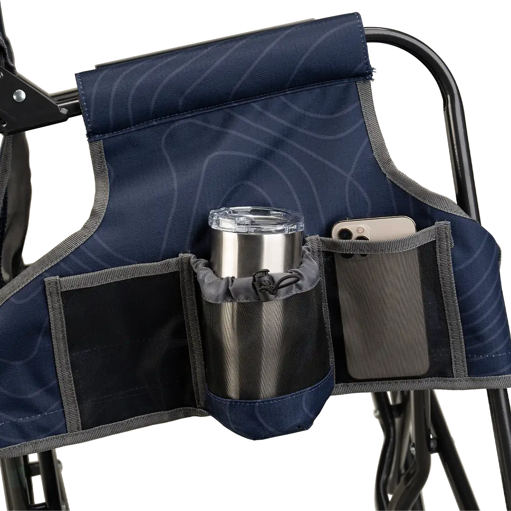 Luxury Camp Stowaway Rocker - Choice 794 - Patented Spring-Action Rocking Chair for Camping Detail