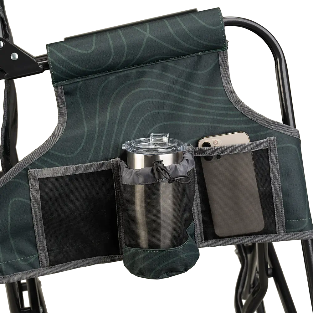 Luxury Camp Stowaway Rocker - Choice 794 - Patented Spring-Action Rocking Chair for Camping Detail
