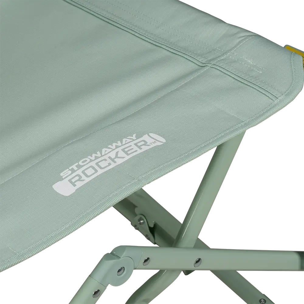 Luxury Camp Stowaway Rocker - Choice 794 - Patented Spring-Action Rocking Chair for Camping Detail