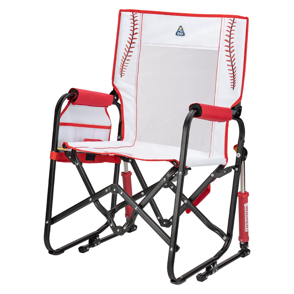 Luxury Camp Stowaway Rocker - Choice 794 - Patented Spring-Action Rocking Chair for Camping Detail