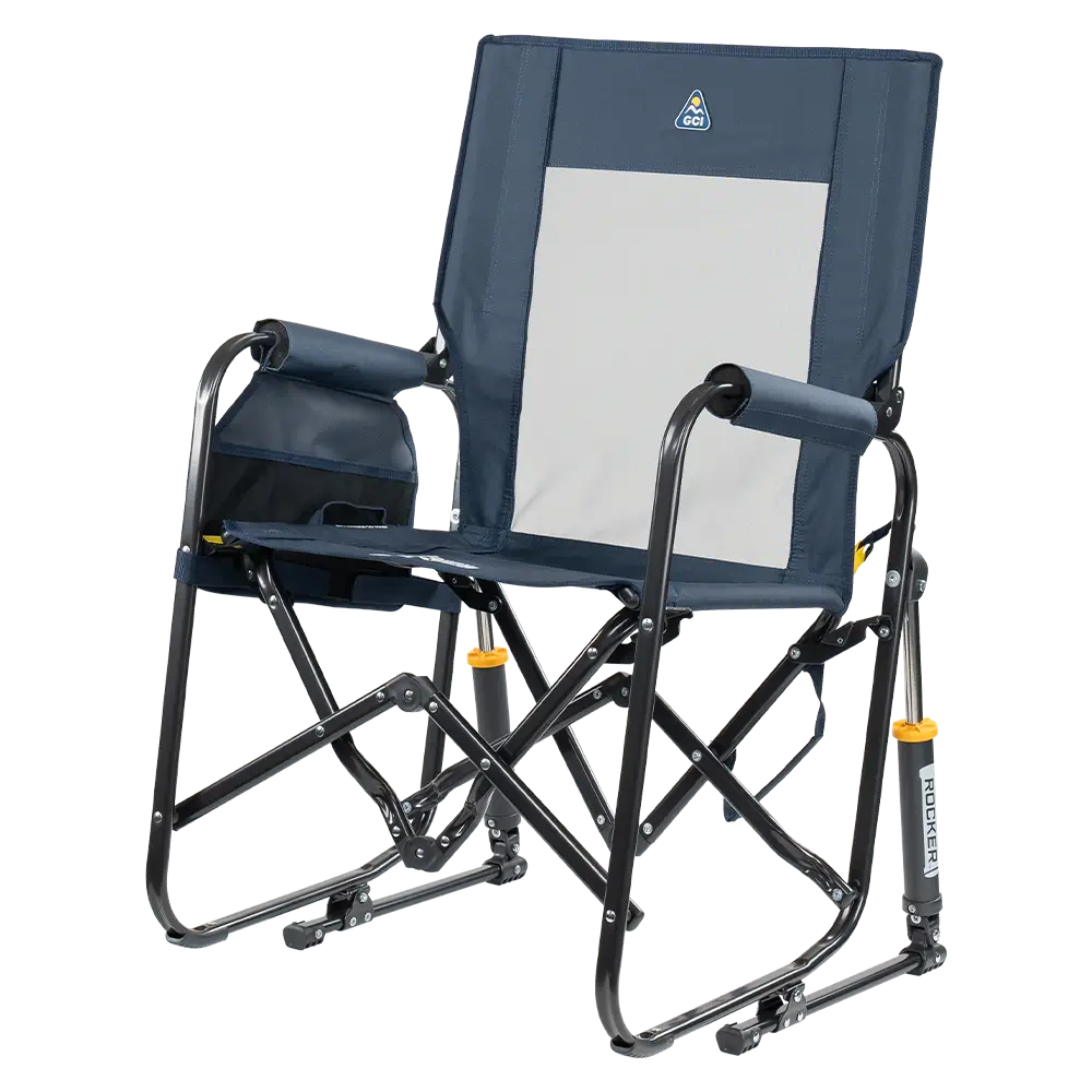 Luxury Camp Stowaway Rocker - Choice 794 - Patented Spring-Action Rocking Chair for Camping Detail