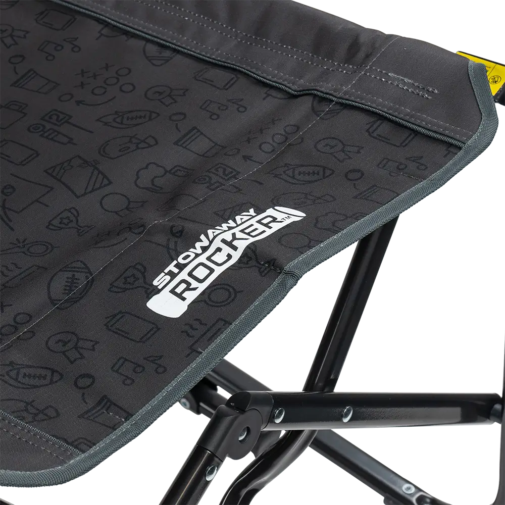Luxury Camp Stowaway Rocker - Choice 794 - Patented Spring-Action Rocking Chair for Camping Detail