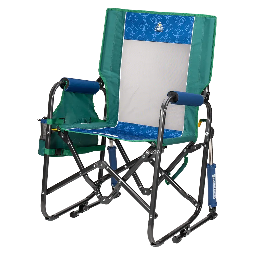 Luxury Camp Stowaway Rocker - Choice 794 - Patented Spring-Action Rocking Chair for Camping Detail