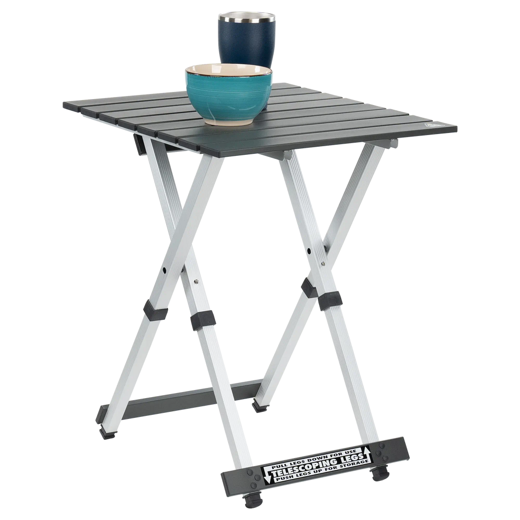 Slim-Fold Compact Camp Table 20 - Choice 513 - Multi-Functional Heavy-Duty Grilling Table Counter Detail