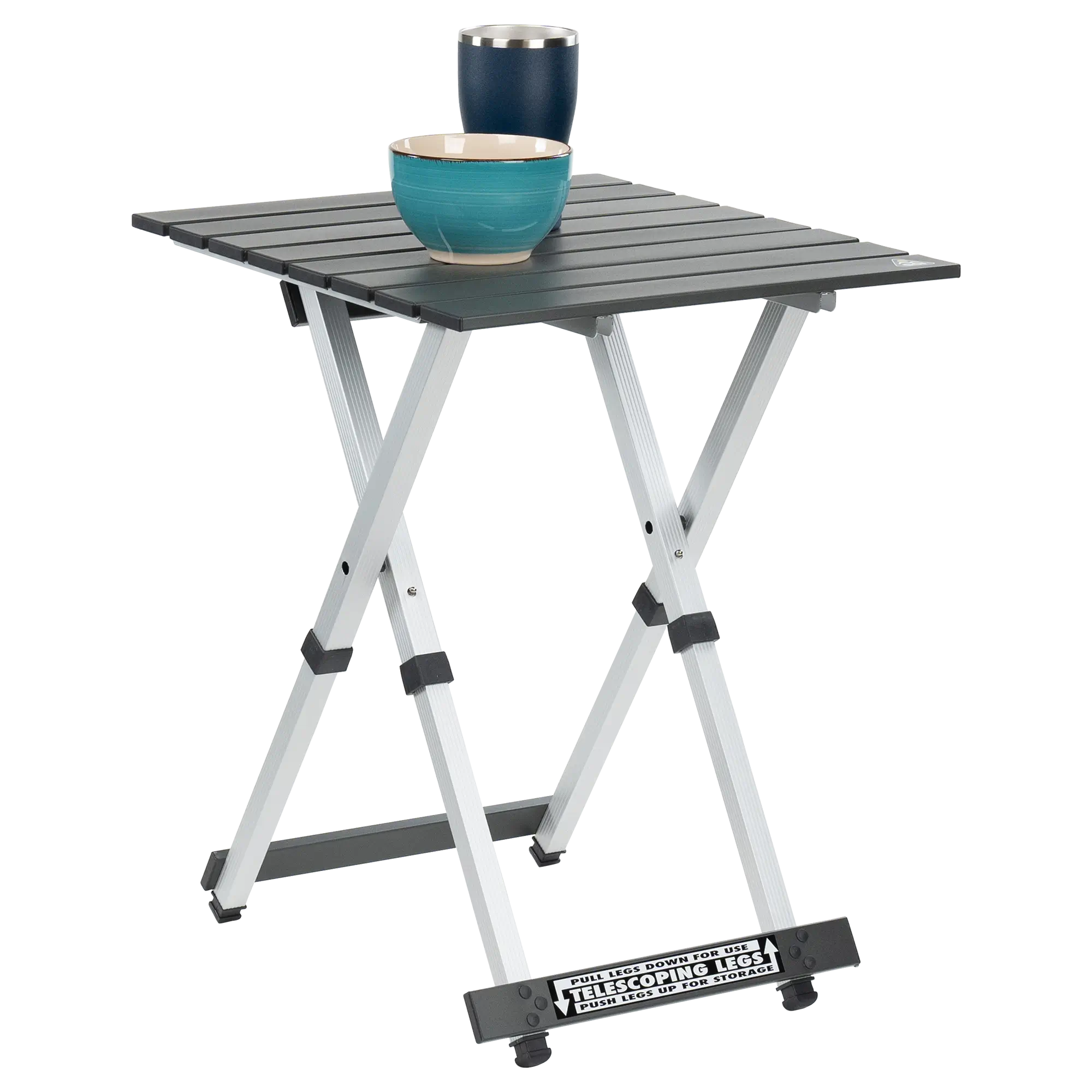 Slim-Fold Compact Camp Table 20 - Choice 513 - Multi-Functional Heavy-Duty Grilling Table Counter Detail