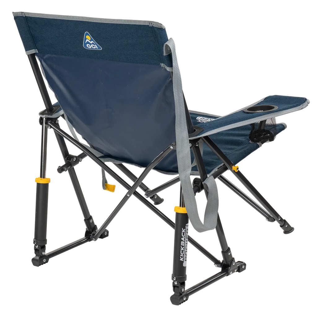 Heavy-Duty Freestyle Kickback Rocker - Choice 345 - Patented Spring-Action Rocking Chair for Camping Detail