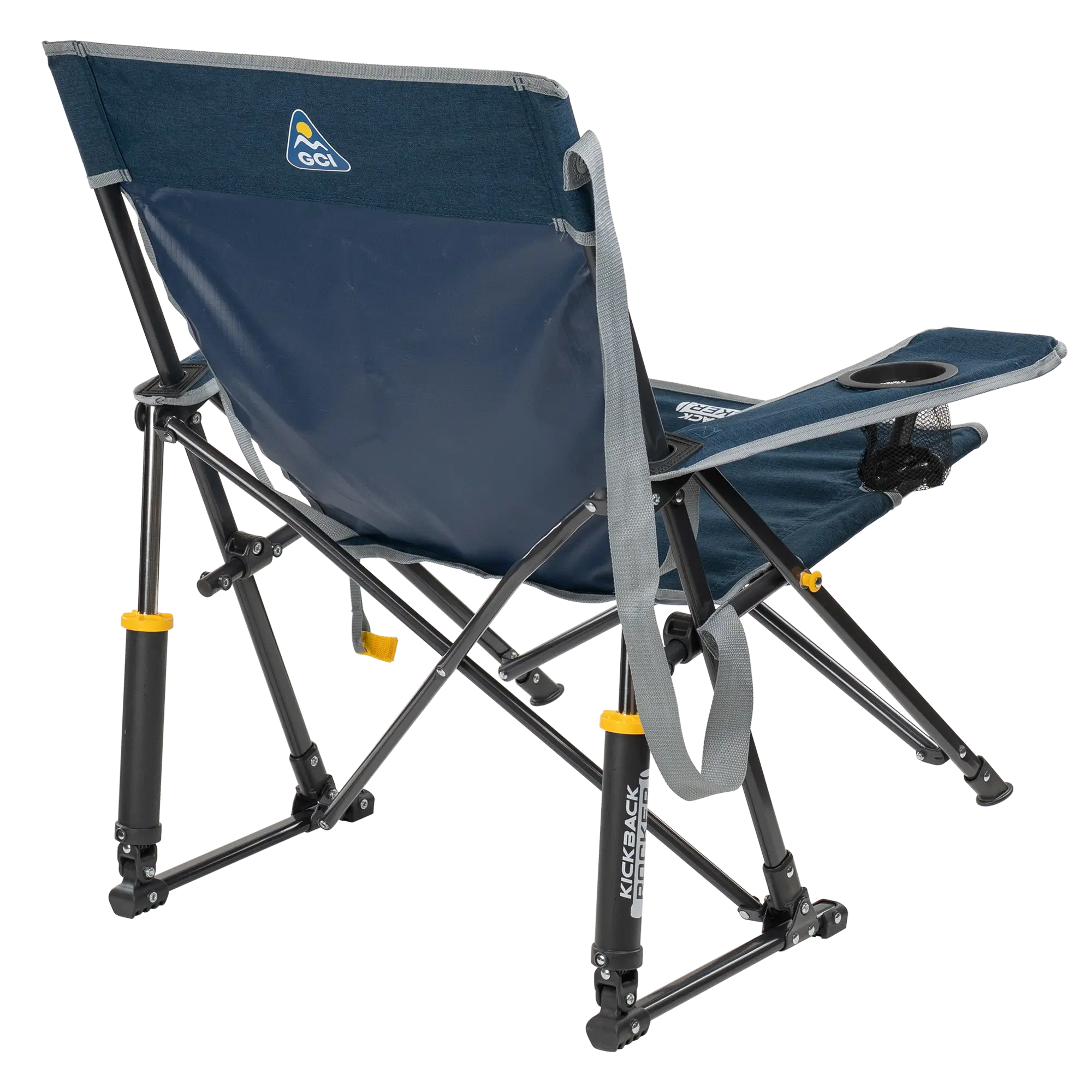 Heavy-Duty Freestyle Kickback Rocker - Choice 345 - Patented Spring-Action Rocking Chair for Camping Detail