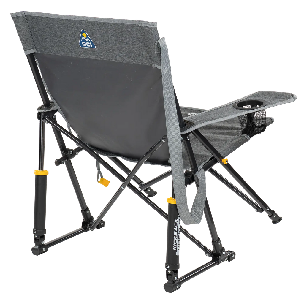 Heavy-Duty Freestyle Kickback Rocker - Choice 345 - Patented Spring-Action Rocking Chair for Camping Detail