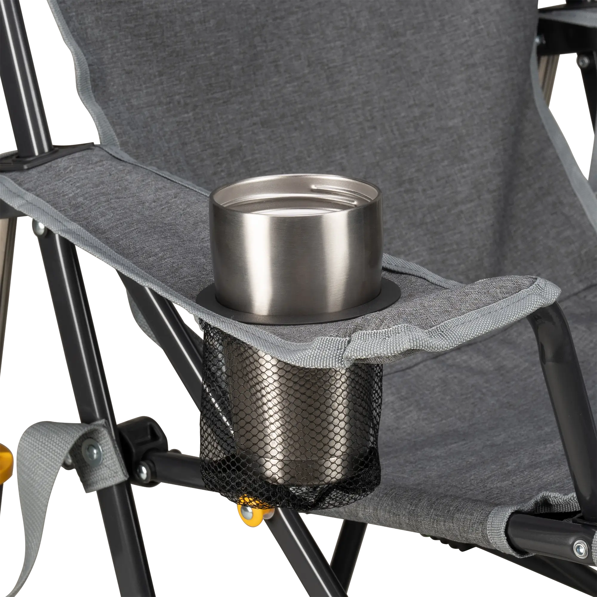 Heavy-Duty Freestyle Kickback Rocker - Choice 345 - Patented Spring-Action Rocking Chair for Camping Detail
