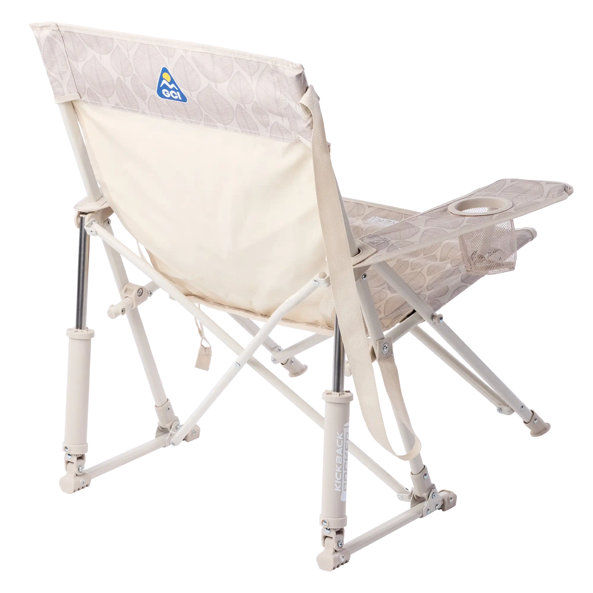 Heavy-Duty Freestyle Kickback Rocker - Choice 345 - Patented Spring-Action Rocking Chair for Camping Detail