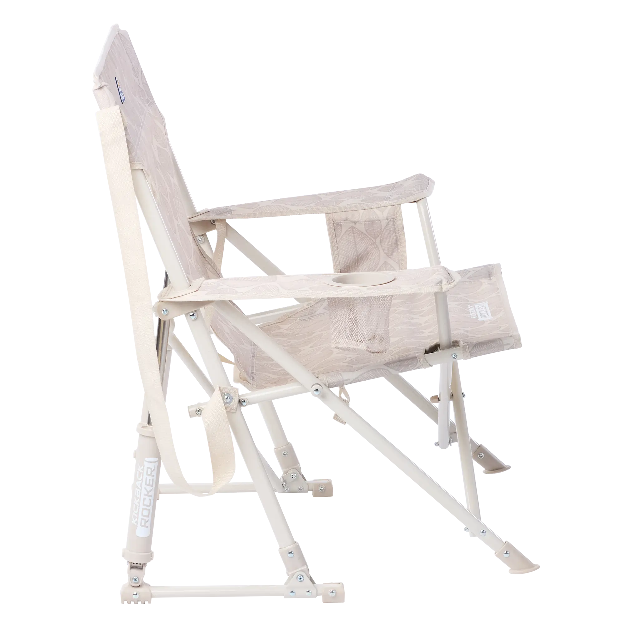 Heavy-Duty Freestyle Kickback Rocker - Choice 345 - Patented Spring-Action Rocking Chair for Camping Detail