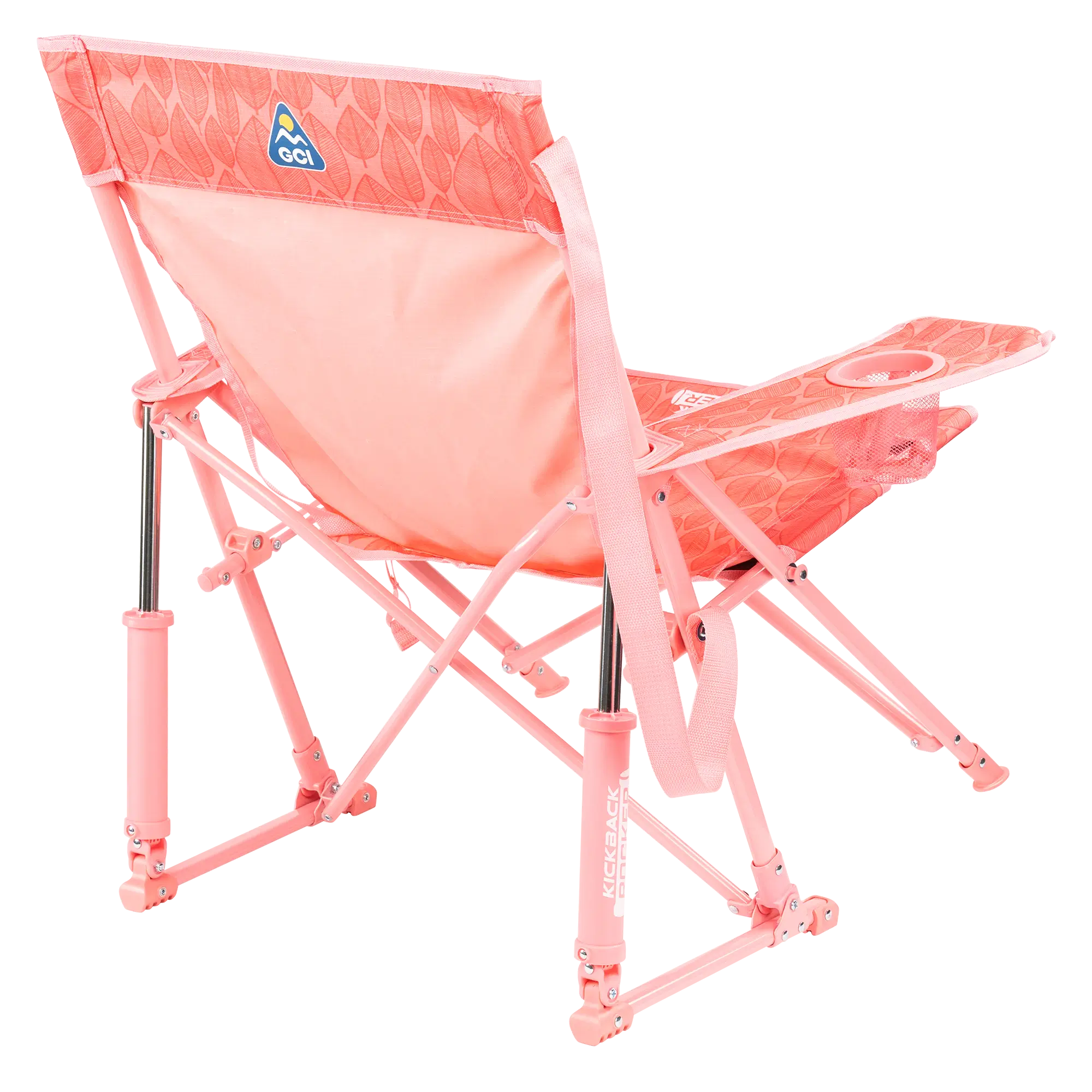 Heavy-Duty Freestyle Kickback Rocker - Choice 345 - Patented Spring-Action Rocking Chair for Camping Detail