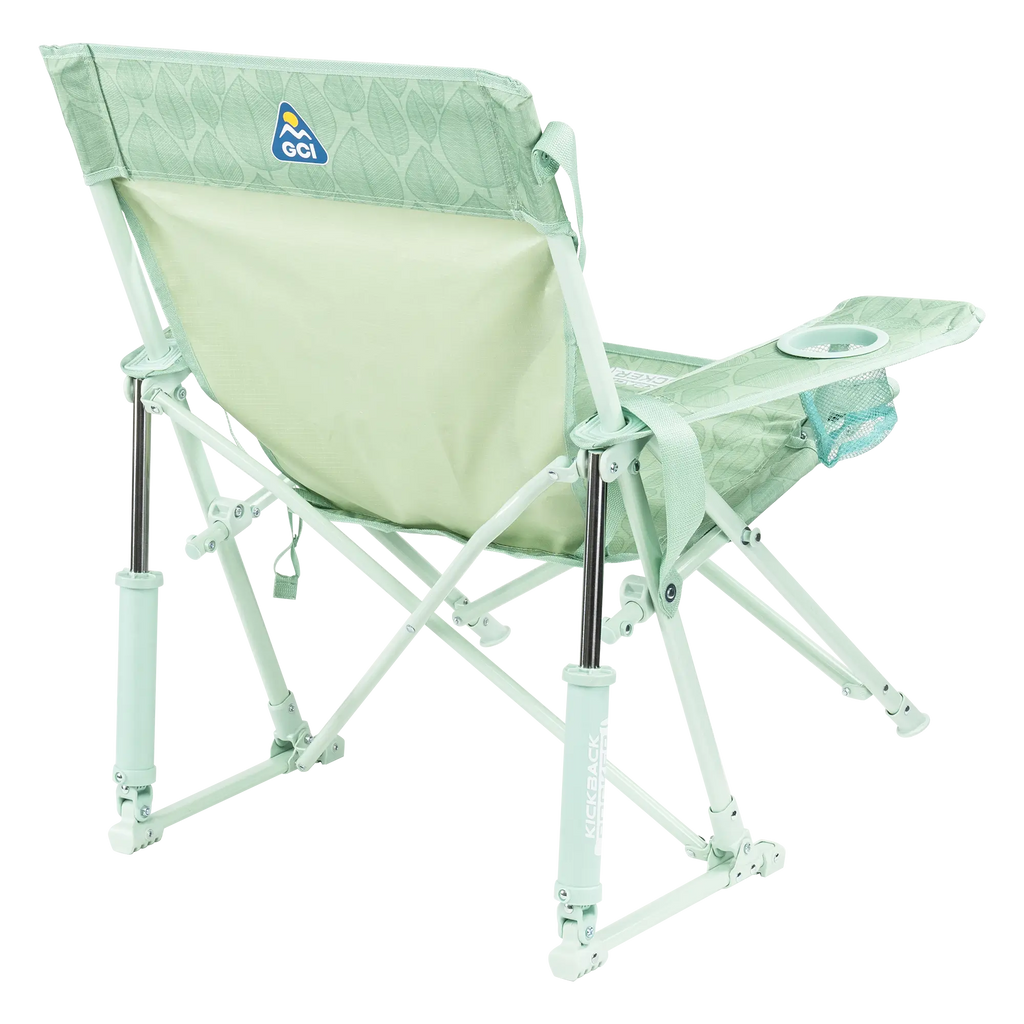 Heavy-Duty Freestyle Kickback Rocker - Choice 345 - Patented Spring-Action Rocking Chair for Camping Detail