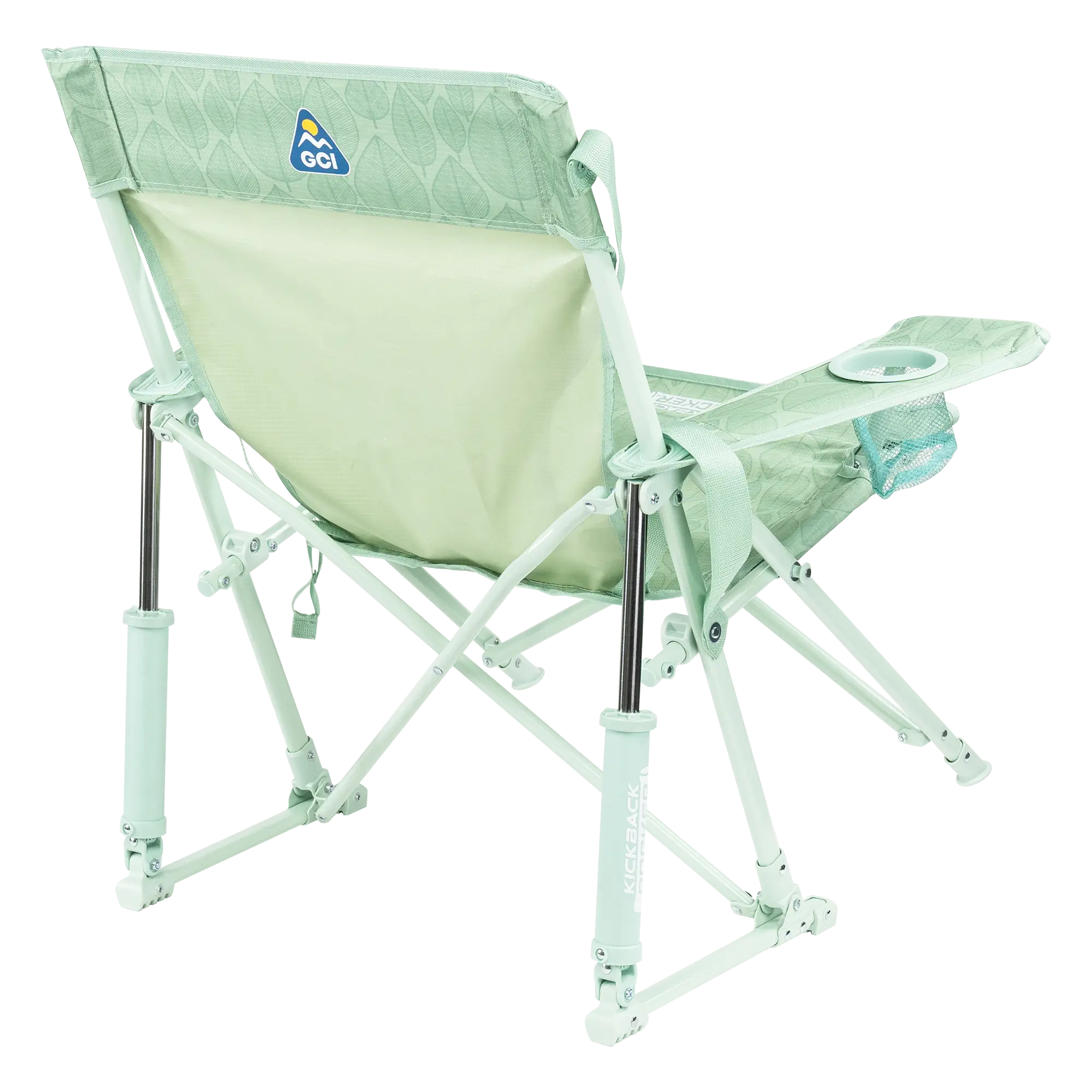 Heavy-Duty Freestyle Kickback Rocker - Choice 345 - Patented Spring-Action Rocking Chair for Camping Detail