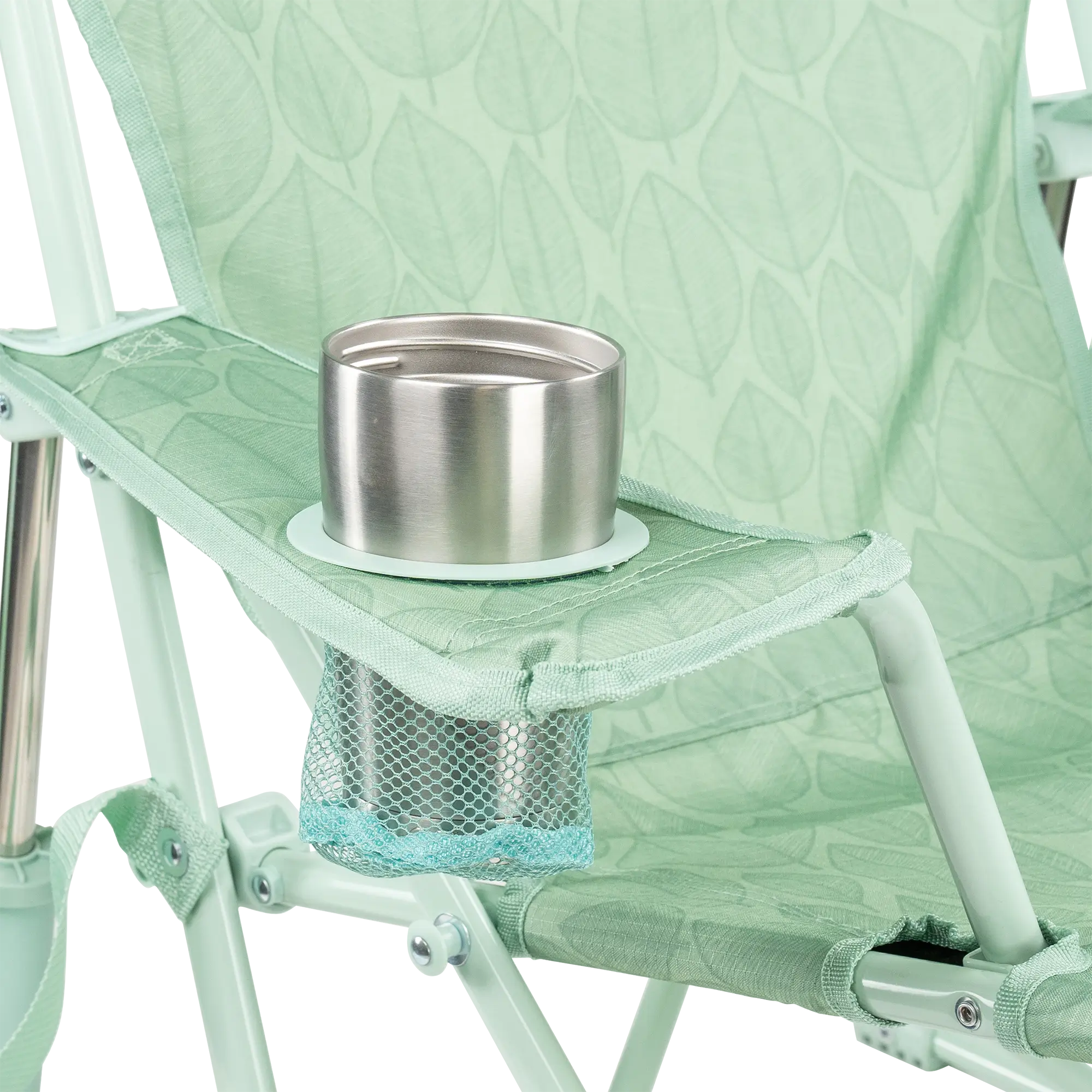 Heavy-Duty Freestyle Kickback Rocker - Choice 345 - Patented Spring-Action Rocking Chair for Camping Detail