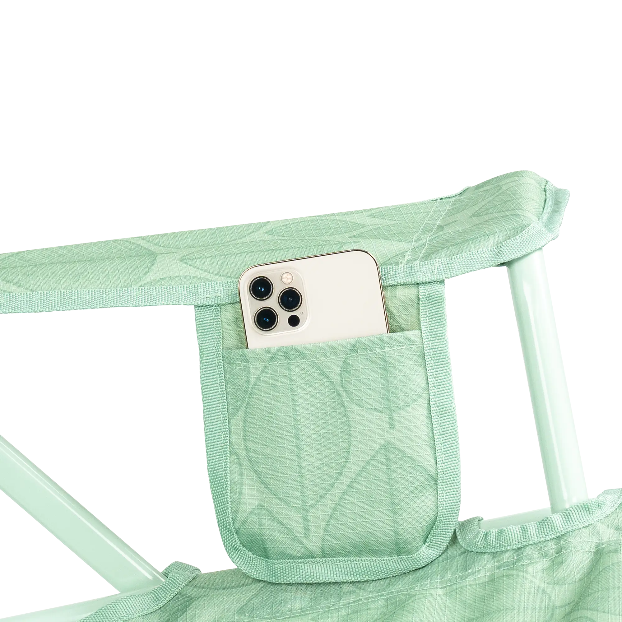 Heavy-Duty Freestyle Kickback Rocker - Choice 345 - Patented Spring-Action Rocking Chair for Camping Detail