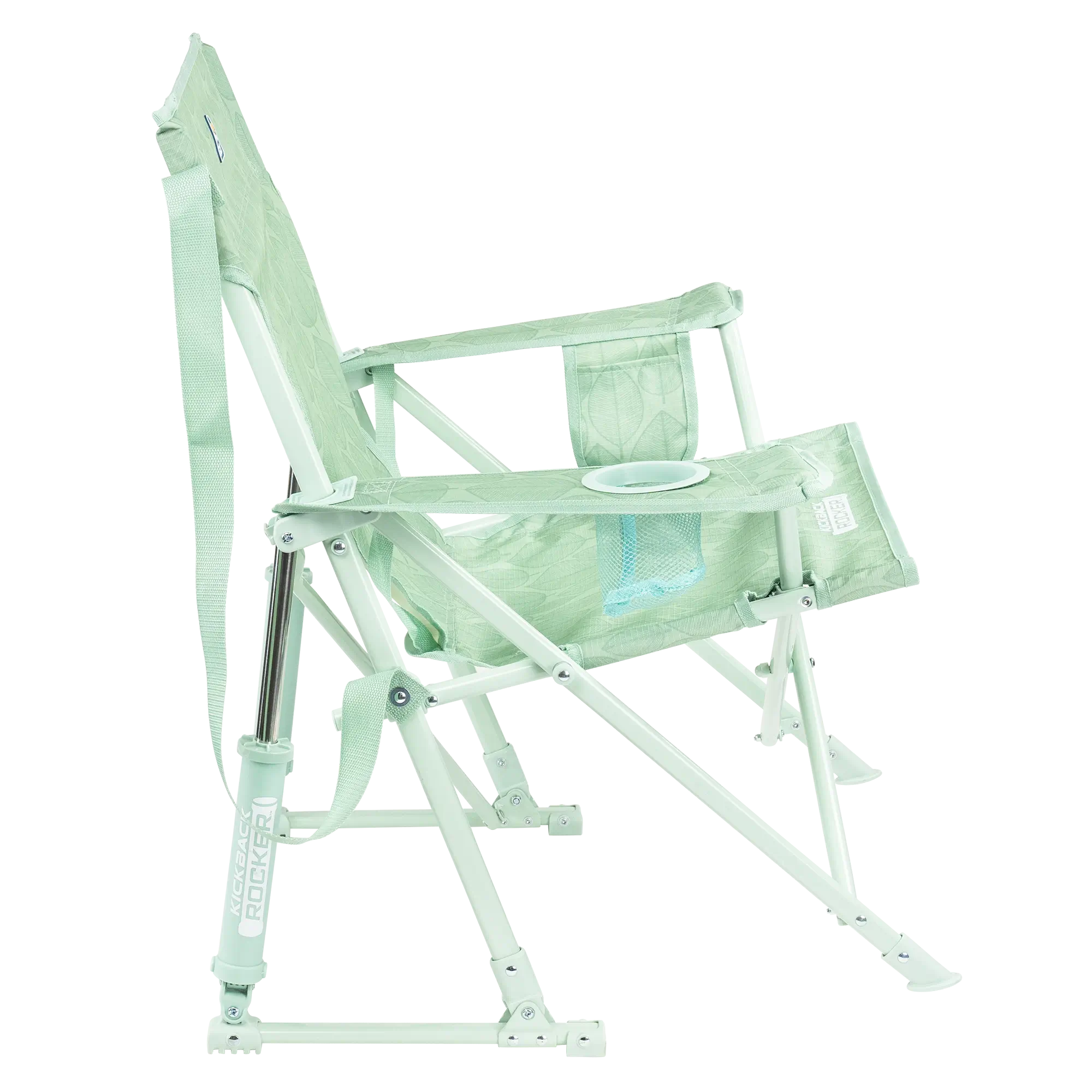 Heavy-Duty Freestyle Kickback Rocker - Choice 345 - Patented Spring-Action Rocking Chair for Camping Detail