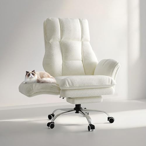 Eco-Friendly Big and Tall Office Chair, Flip Armrests for Pets & for Daily Use