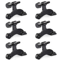Smart Home HOMOTEK 6 Pack Hinge Pin Black Door Stopper,Adjustable Deluxe Heavy Collection