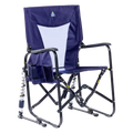 Patented Spring-Action Adjustable Rocker - Choice 573 - Patented Spring-Action Rocking Chair for Camping - Rich Blue