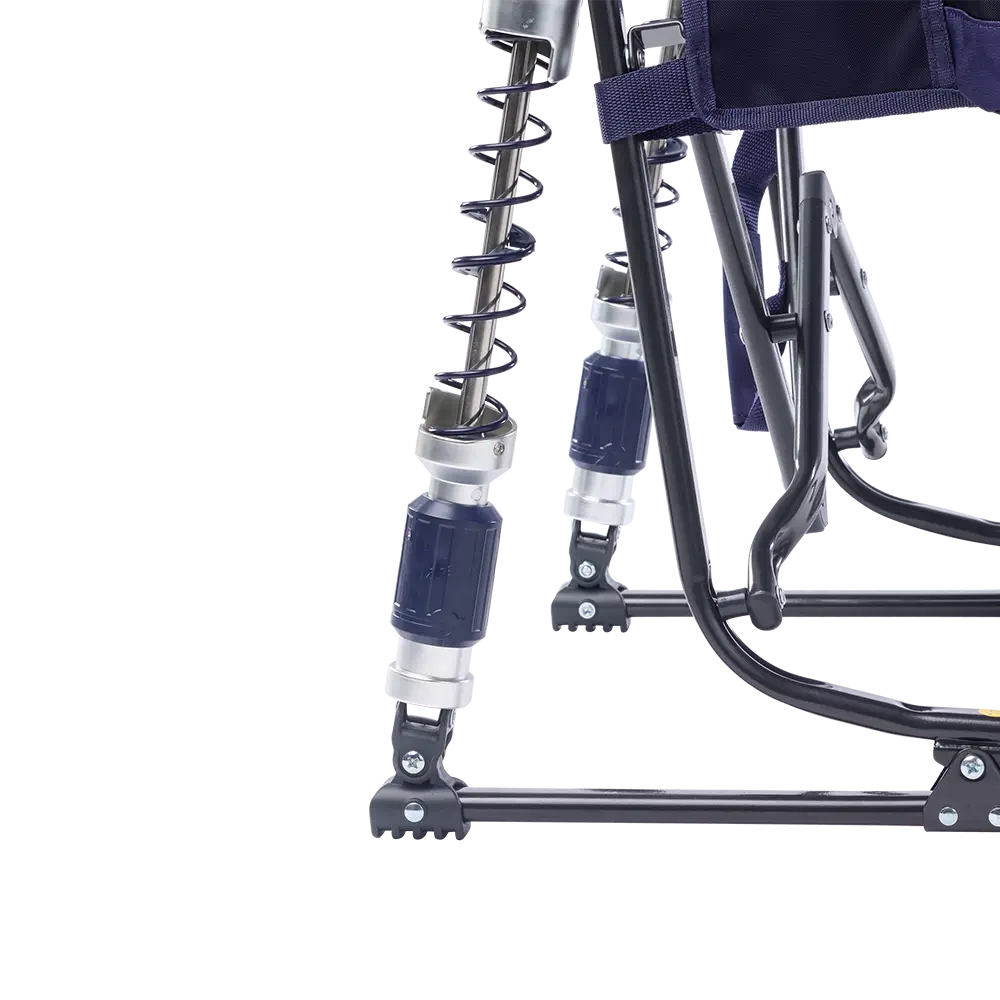 Patented Spring-Action Adjustable Rocker - Choice 573 - Patented Spring-Action Rocking Chair for Camping Detail