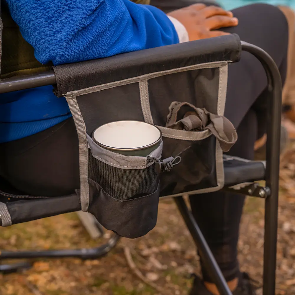 Premium All-Weather Freestyle Rocker XL - Choice 552 - Freestyle Rocker Portable Outdoor Folding Chair Detail