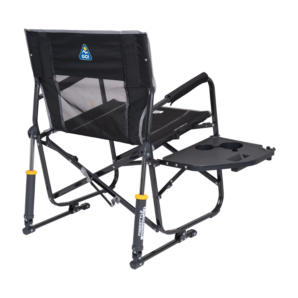 Heavy-Duty Freestyle Freestyle Rocker XL with Side Table - Choice 836 - RoadTrip Rocker Smooth Motion Camp Chair Detail