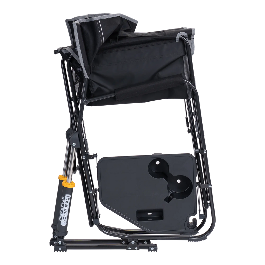 Heavy-Duty Freestyle Freestyle Rocker XL with Side Table - Choice 836 - RoadTrip Rocker Smooth Motion Camp Chair Detail