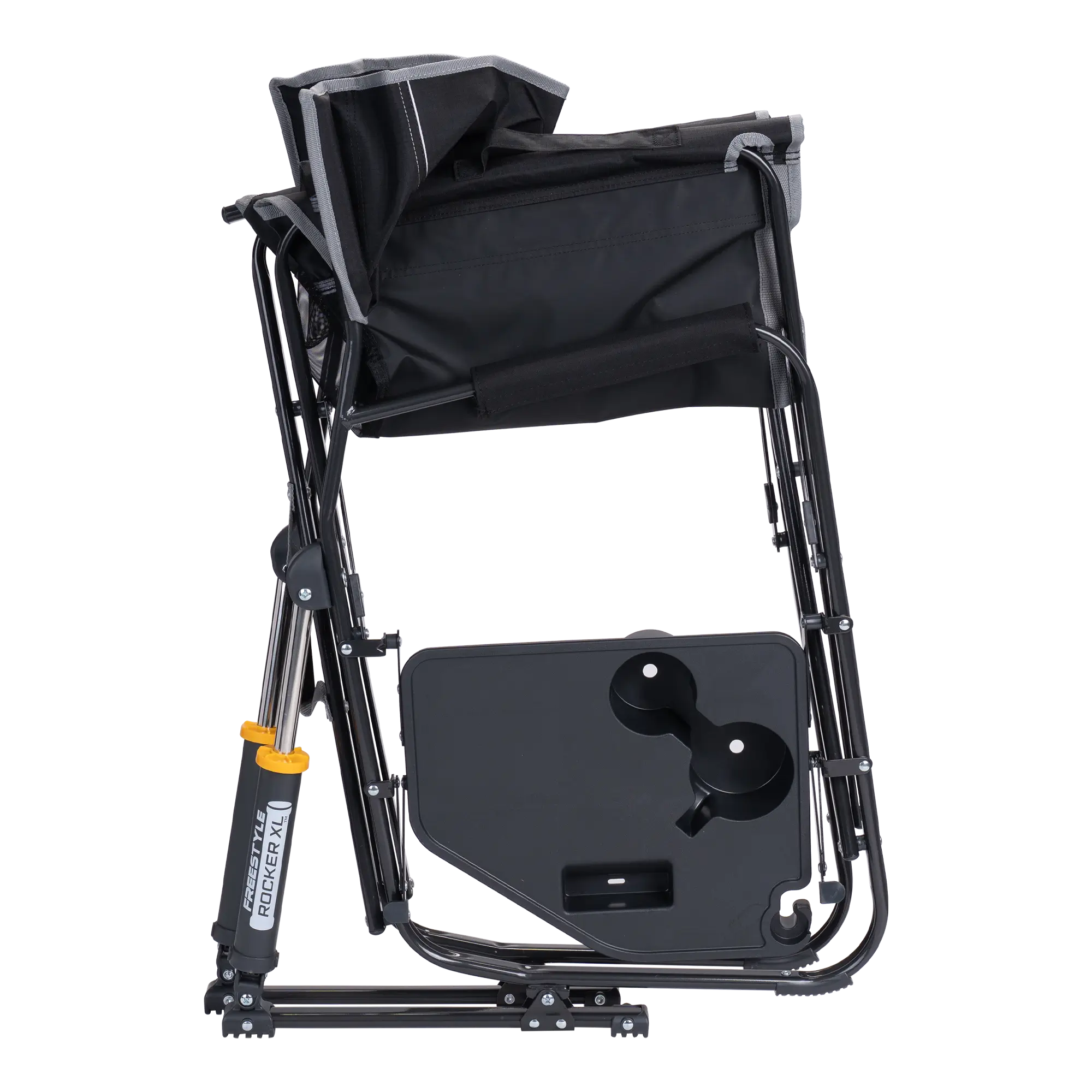 Heavy-Duty Freestyle Freestyle Rocker XL with Side Table - Choice 836 - RoadTrip Rocker Smooth Motion Camp Chair Detail