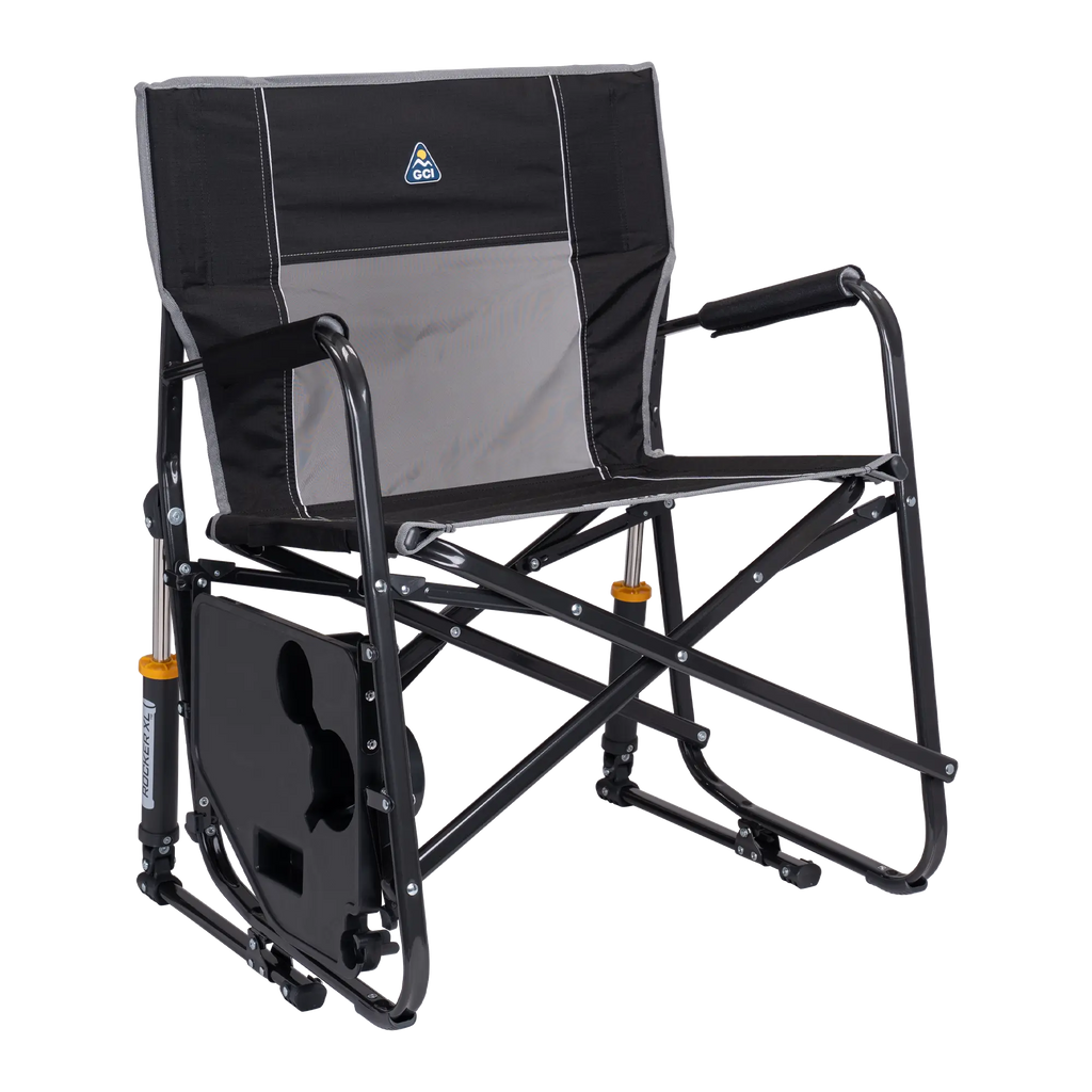 Heavy-Duty Freestyle Freestyle Rocker XL with Side Table - Choice 836 - RoadTrip Rocker Smooth Motion Camp Chair Detail