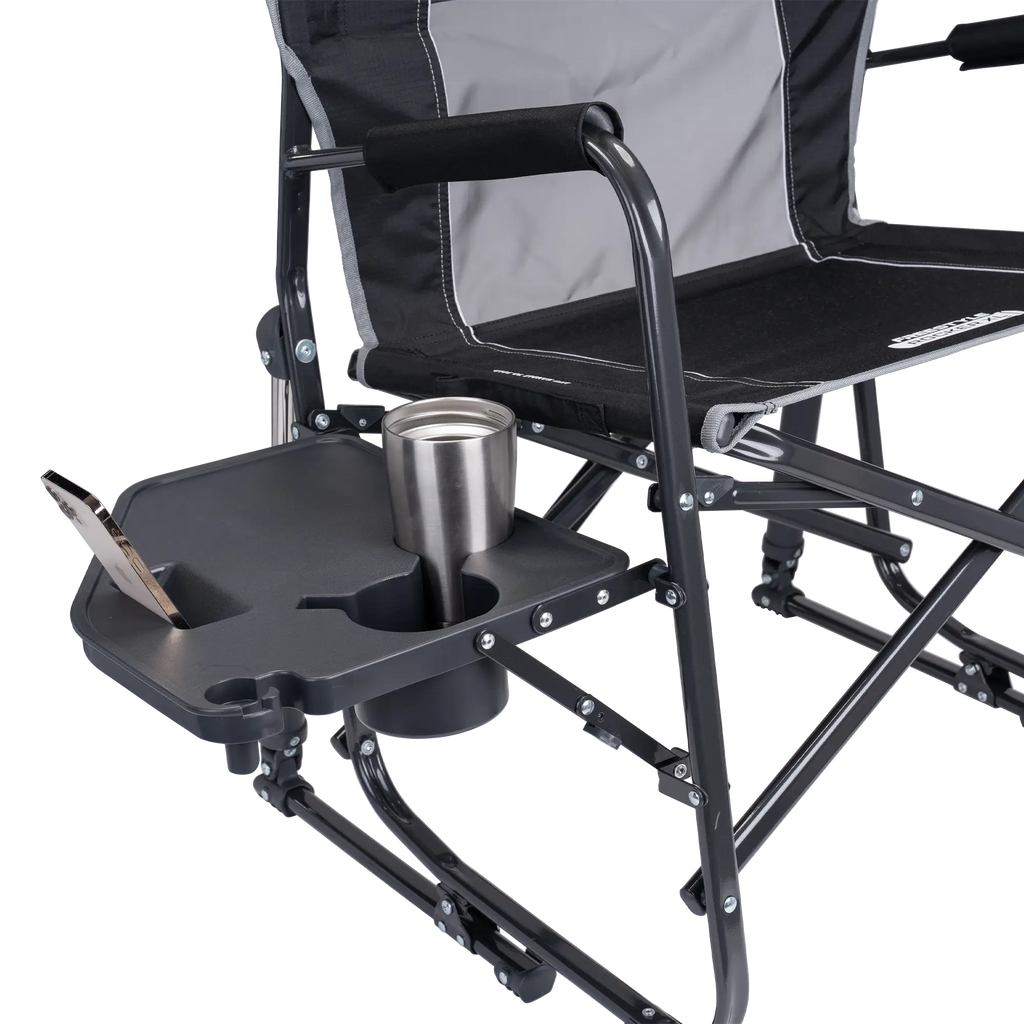 Heavy-Duty Freestyle Freestyle Rocker XL with Side Table - Choice 836 - RoadTrip Rocker Smooth Motion Camp Chair Detail
