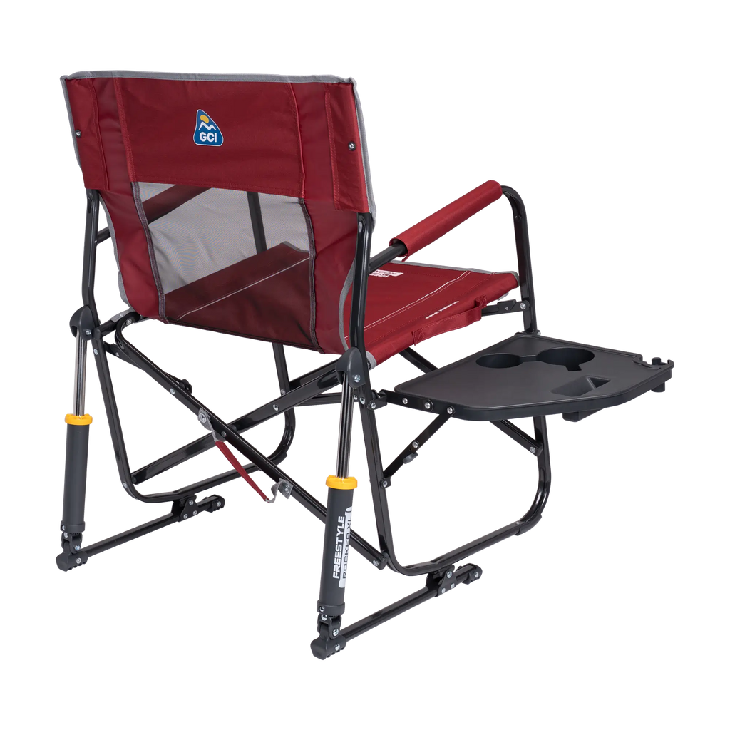 Heavy-Duty Freestyle Freestyle Rocker XL with Side Table - Choice 836 - RoadTrip Rocker Smooth Motion Camp Chair Detail