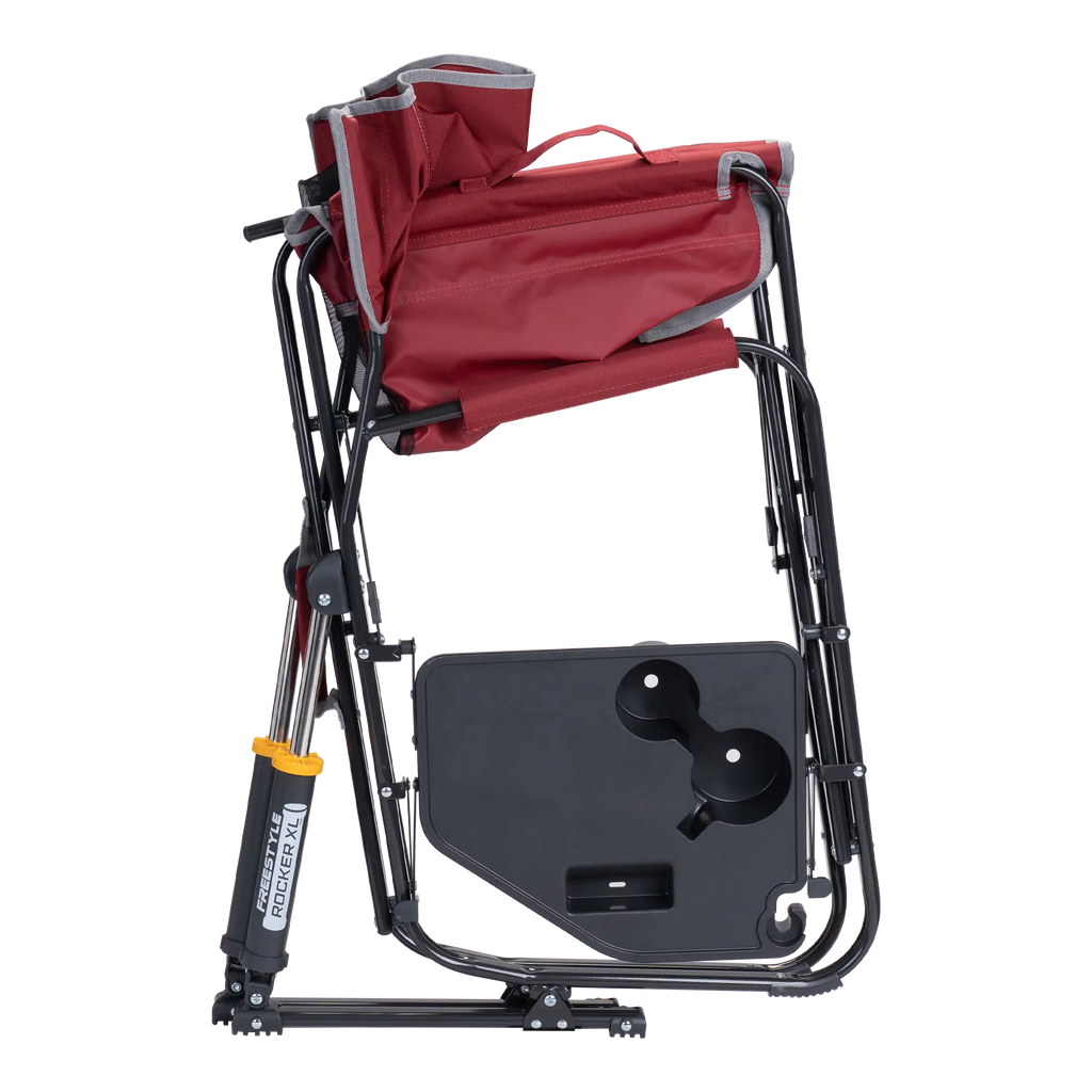 Heavy-Duty Freestyle Freestyle Rocker XL with Side Table - Choice 836 - RoadTrip Rocker Smooth Motion Camp Chair Detail