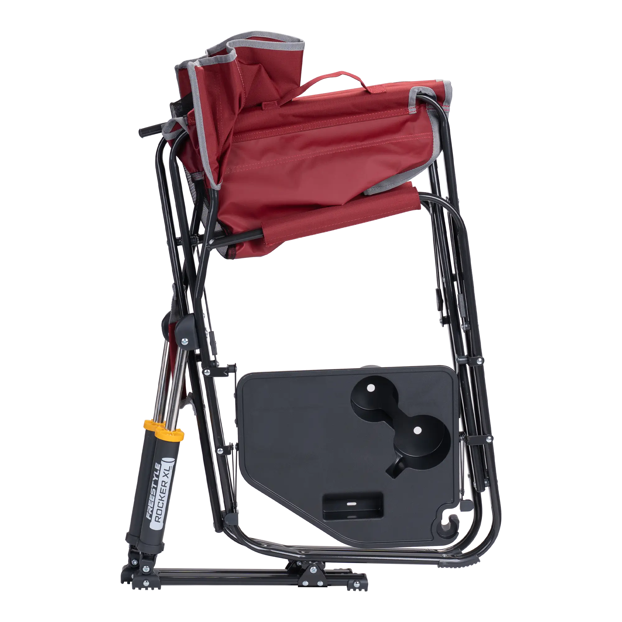 Heavy-Duty Freestyle Freestyle Rocker XL with Side Table - Choice 836 - RoadTrip Rocker Smooth Motion Camp Chair Detail