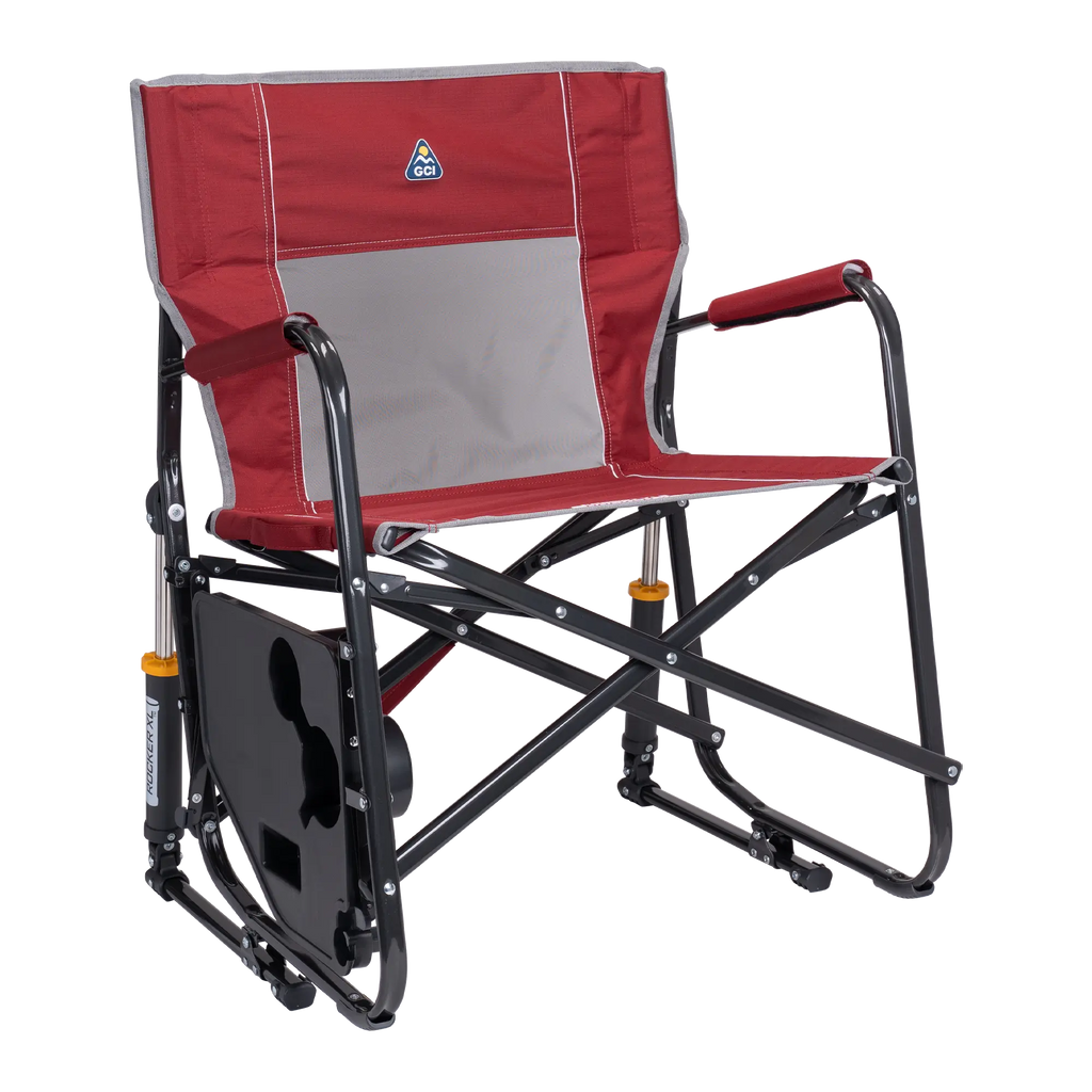 Heavy-Duty Freestyle Freestyle Rocker XL with Side Table - Choice 836 - RoadTrip Rocker Smooth Motion Camp Chair Detail