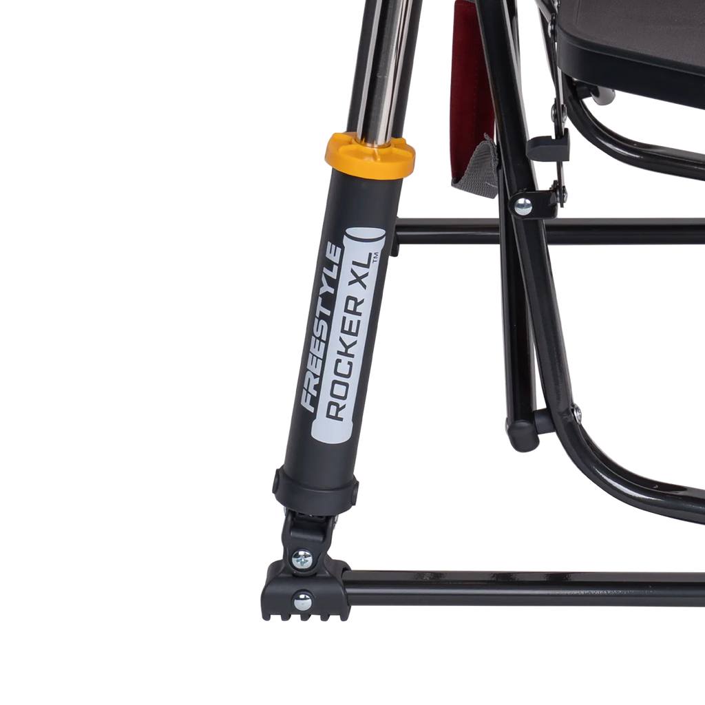 Heavy-Duty Freestyle Freestyle Rocker XL with Side Table - Choice 836 - RoadTrip Rocker Smooth Motion Camp Chair Detail