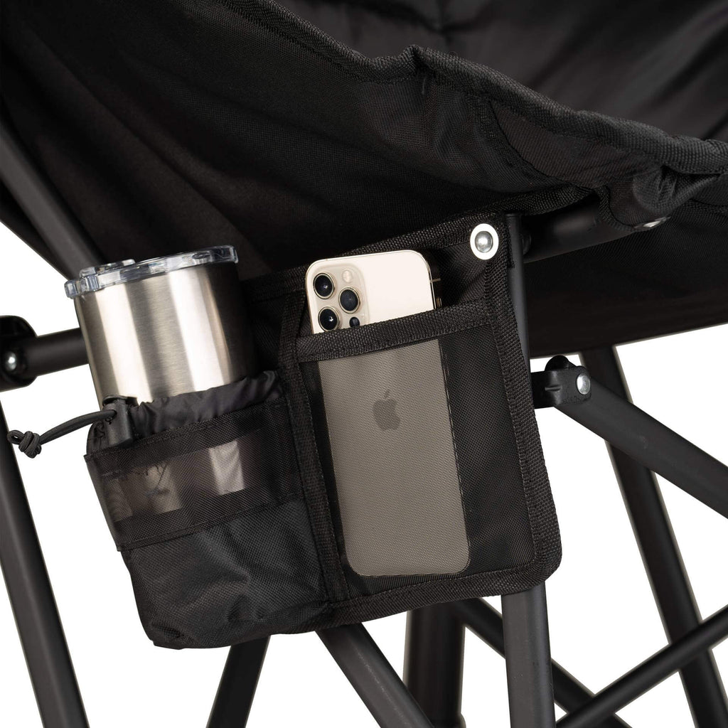 Heavy-Duty Freestyle Puff Rocker - Choice 731 - Heavy-Duty Kickback Rocker with Beverage Holder Detail