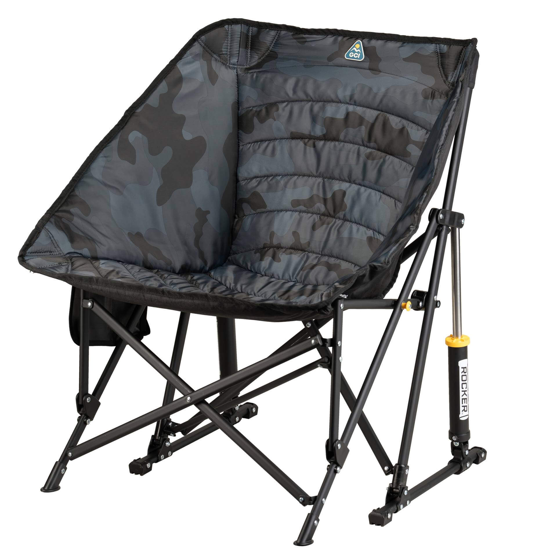 Heavy-Duty Freestyle Puff Rocker - Choice 731 - Heavy-Duty Kickback Rocker with Beverage Holder Detail